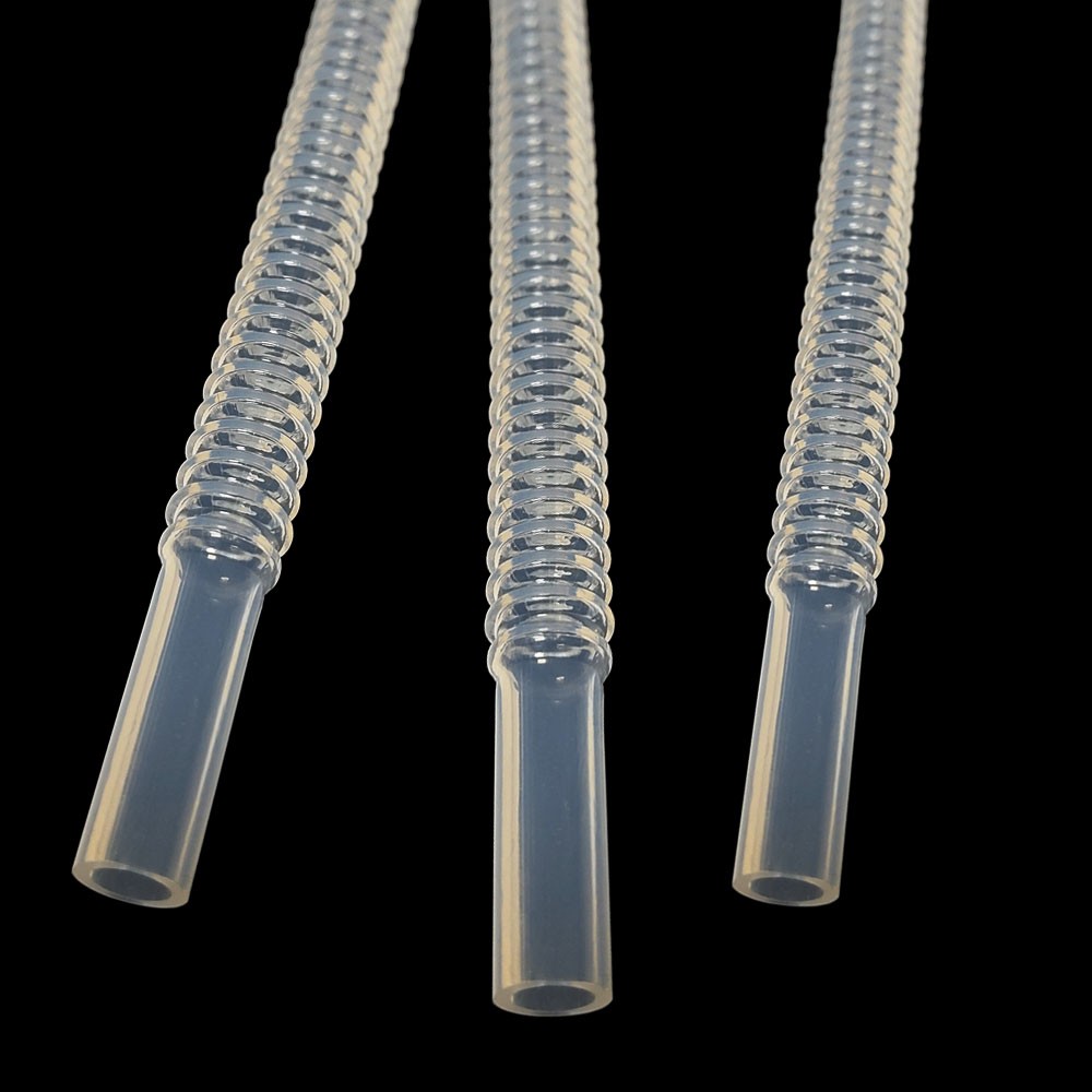 Clear Flexible  FEP Convoluted Tube 