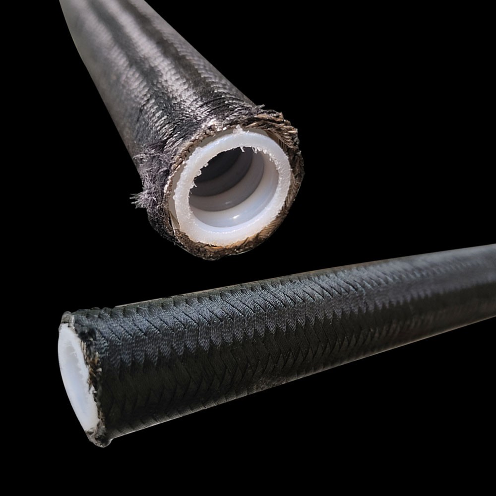 Nylon And SS304 Braided PTFE Hose