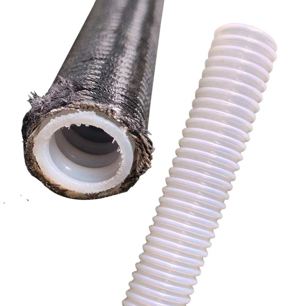 Nylon And SS304 Braided PTFE Hose