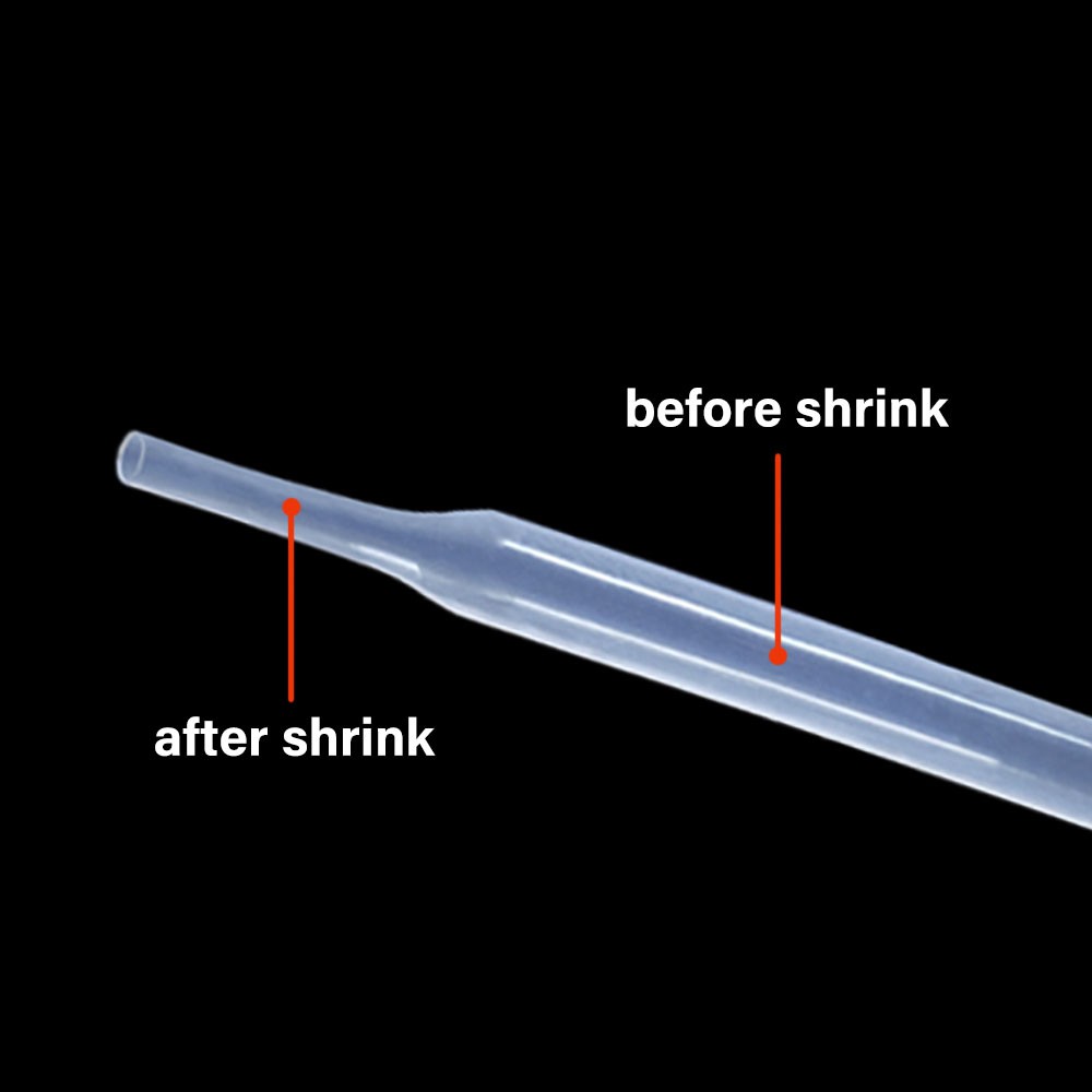 PTFE Heat Shrink Tube Shrink Ratio 4/1 and 1.7/1