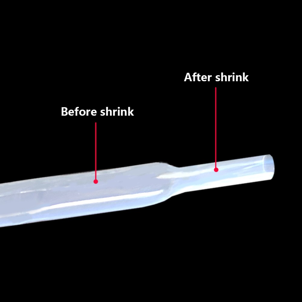 medical grade clear 2:1 ptfe heat shrinking tube